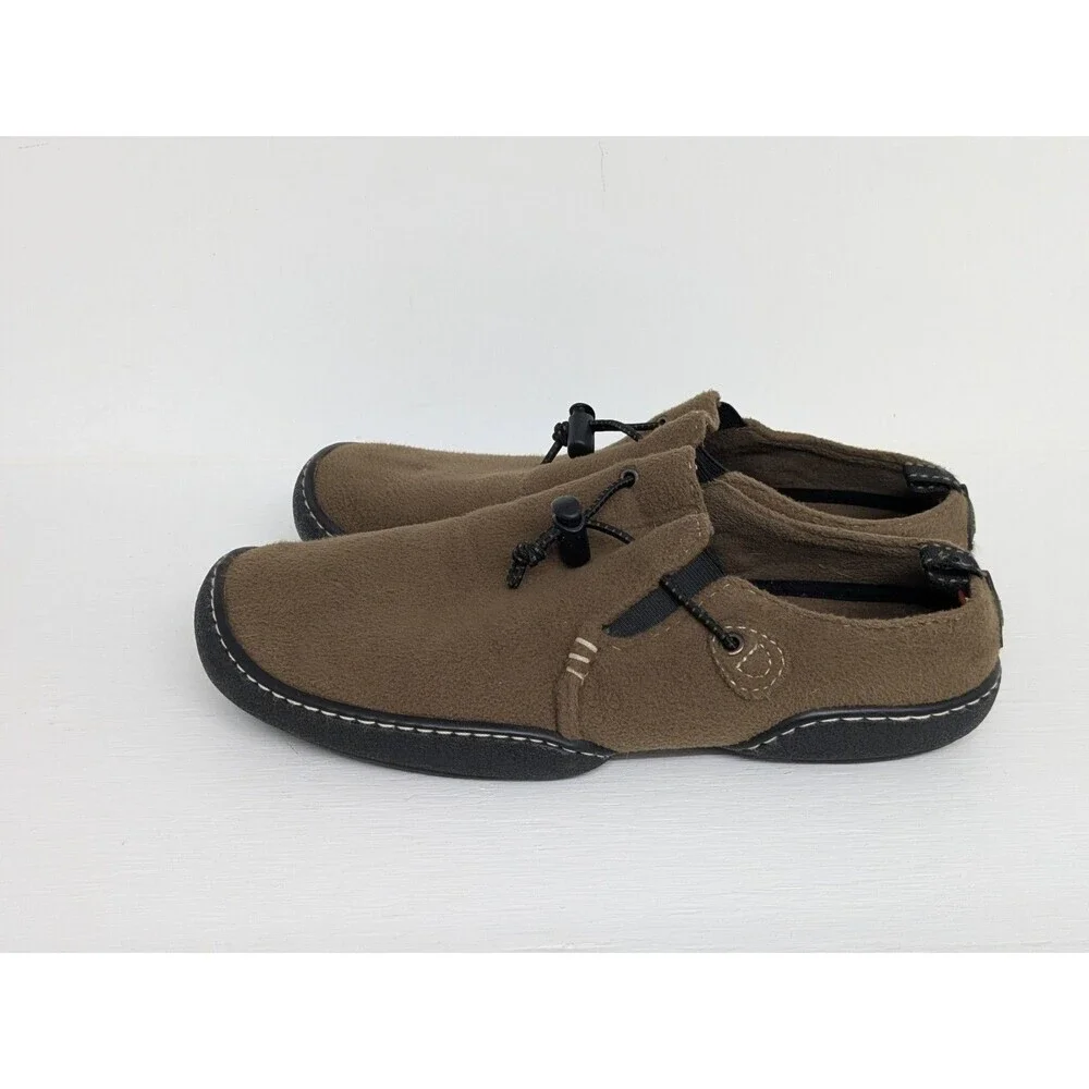 Terrasoles Shoes Mens Size 11 Brown Clog Bungee Toggle Comfort - Picture 4 of 8